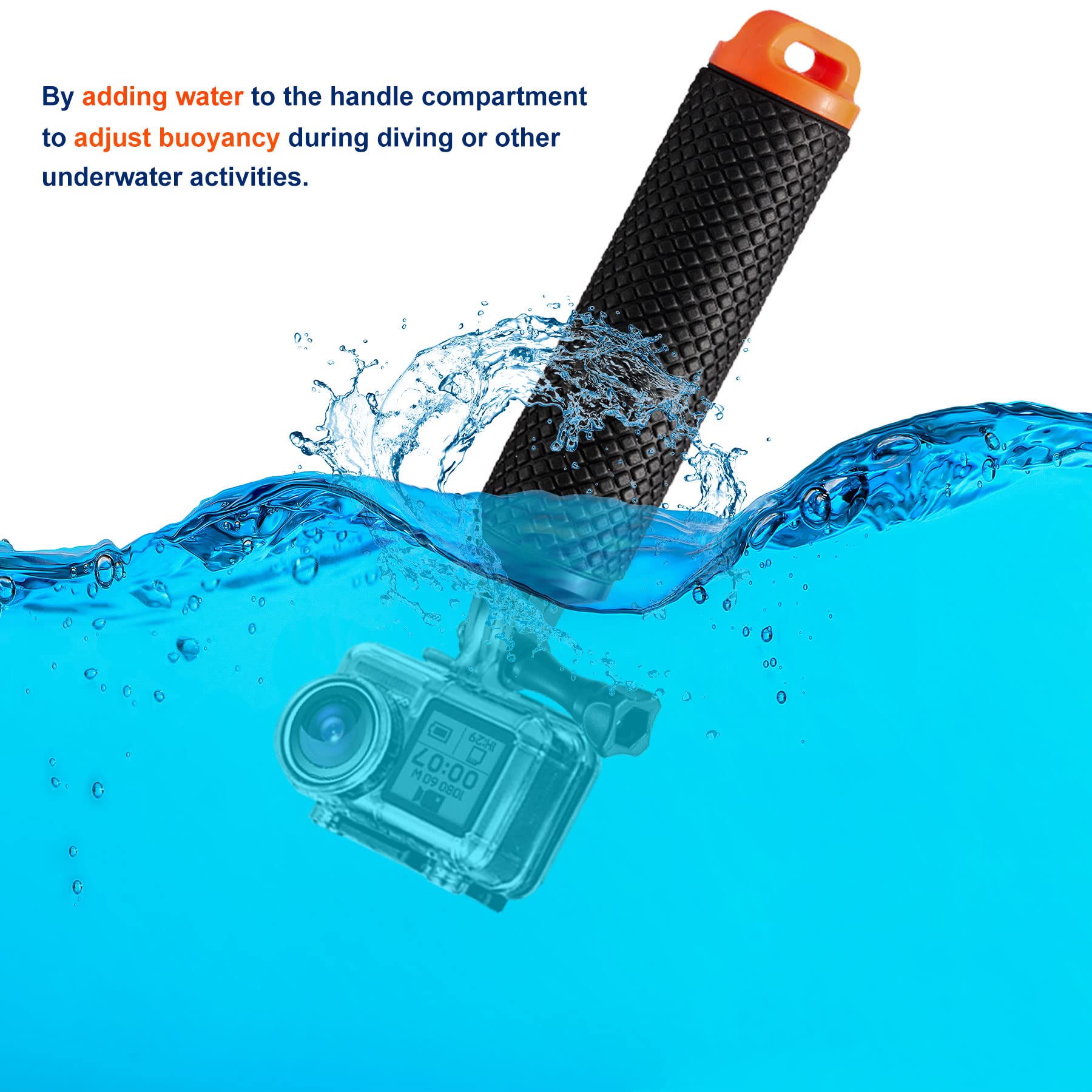 Amazon | Yullmu GoPro用 フローティングハンドグリップ 防水 Amazon | Yullmu GoPro用 フローティングハンドグリップ 防水